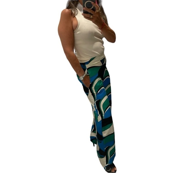 House of Harlow 1960 Multicolor Wide Leg Pullover Pants.Size S - Picture 4 of 13